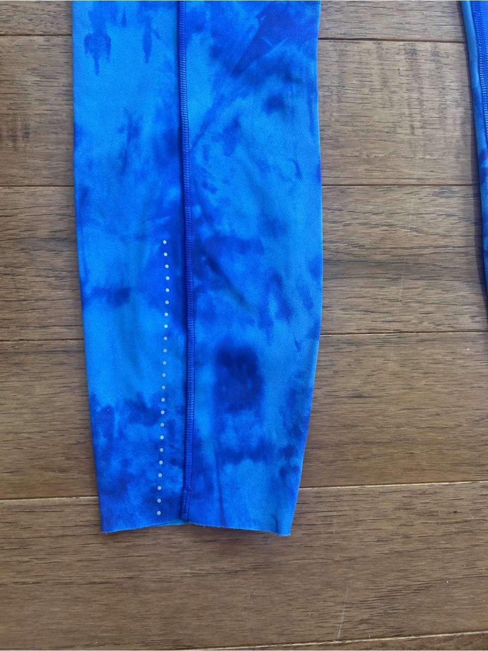 lululemon athletica Royal Blue Tie-Dye High-Rise Leggings with Side Pockets